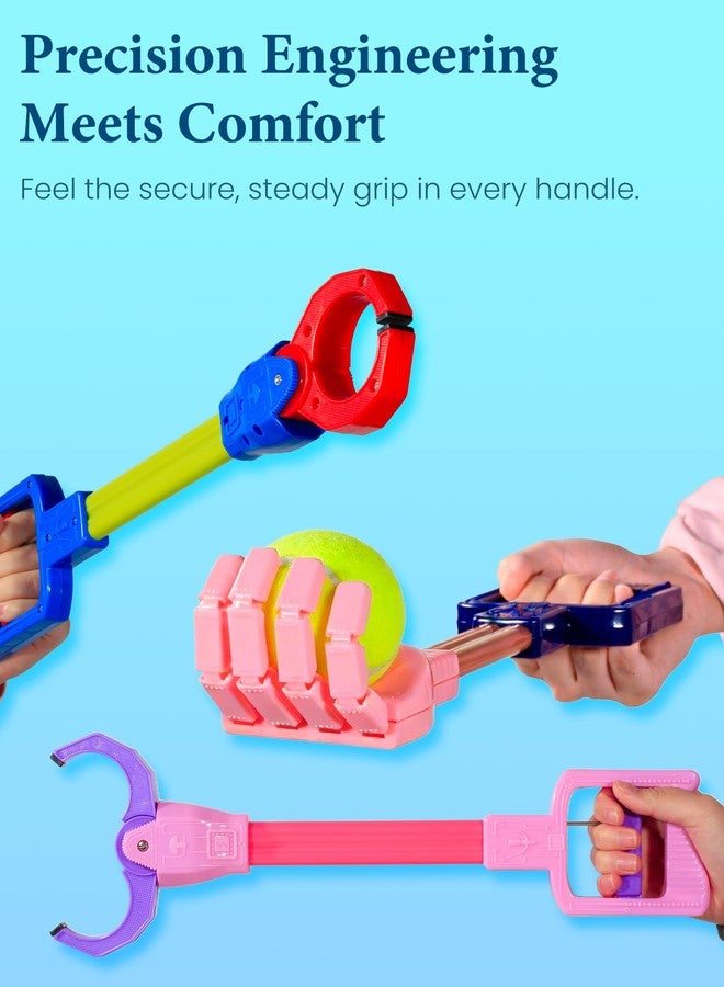 Duseu 3PCS Grabber Toy for Kids, 15.7 inch Robot Arm Claw Grabber, Robotic Hand Grabber Pickup Tool, Hand-Eye Coordination Interactive Toys - Image 3